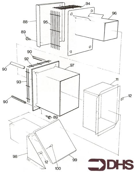 Exploded Diagram for FLUE SECTION