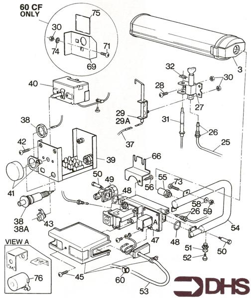 Exploded Diagram for BURNER