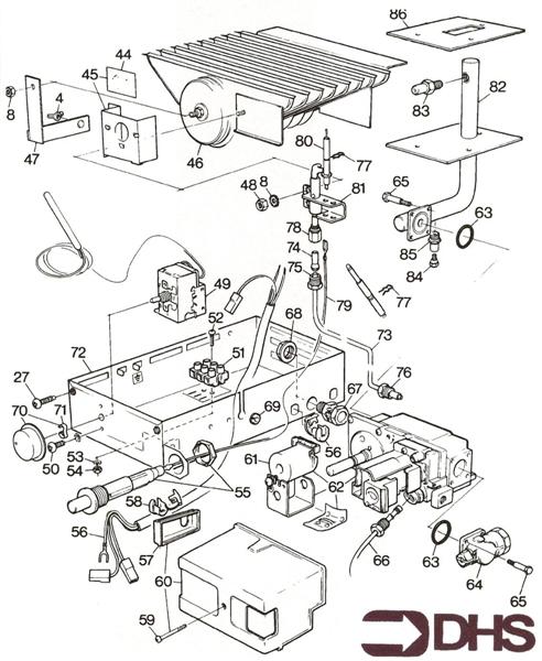 Exploded Diagram for BURNER