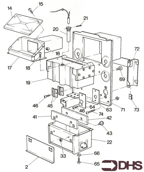 Exploded Diagram for HEAT EXCHANGER