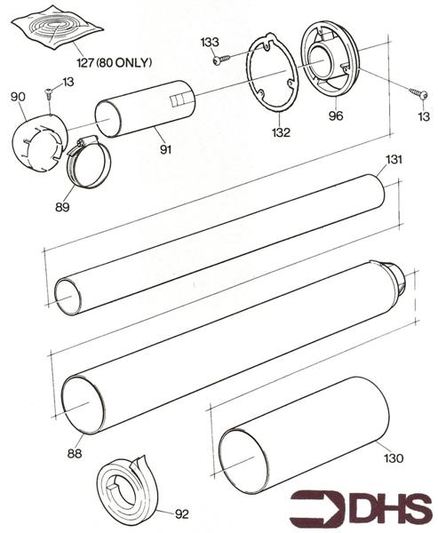 Exploded Diagram for FLUE SECTION