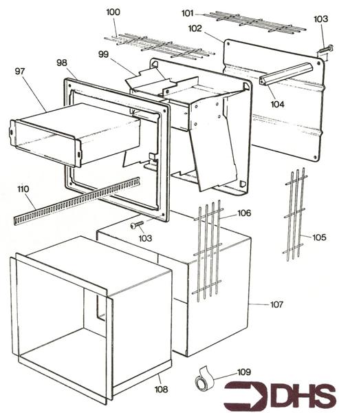 Exploded Diagram for FLUE SECTION
