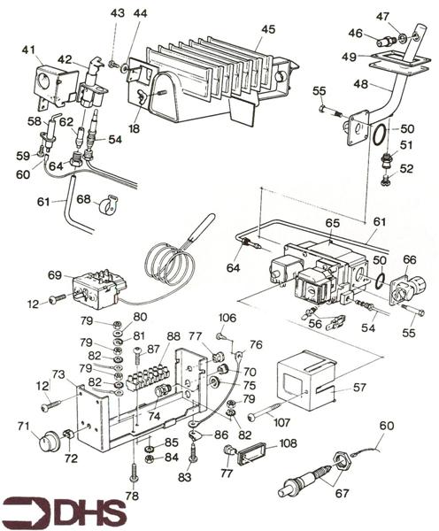 Exploded Diagram for THERMOSTAT ASSY