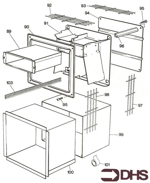 Exploded Diagram for FLUE SECTION