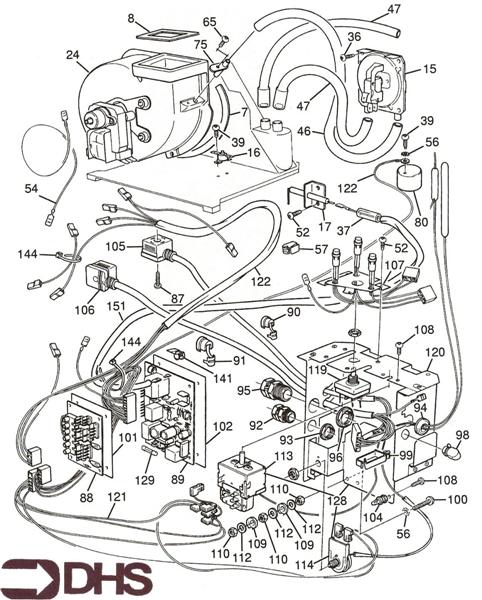 Exploded Diagram for GAS PIPE ASSY