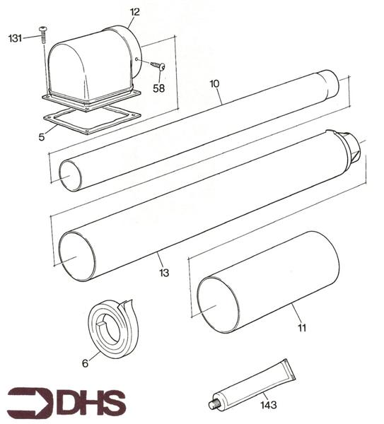 Exploded Diagram for FLUE SECTION