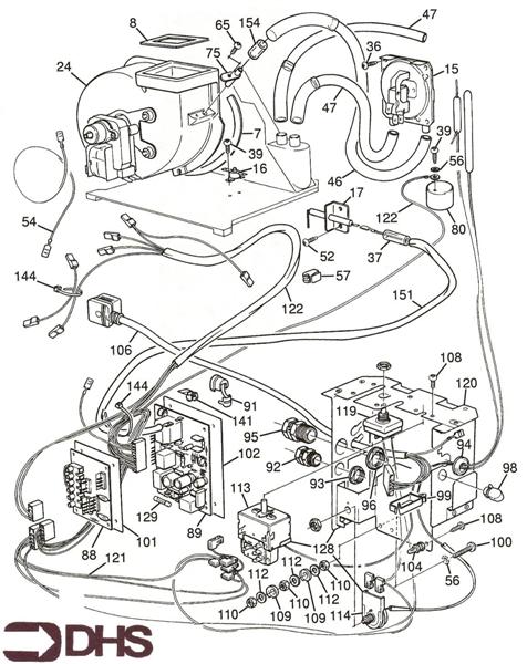 Exploded Diagram for GAS PIPE ASSY
