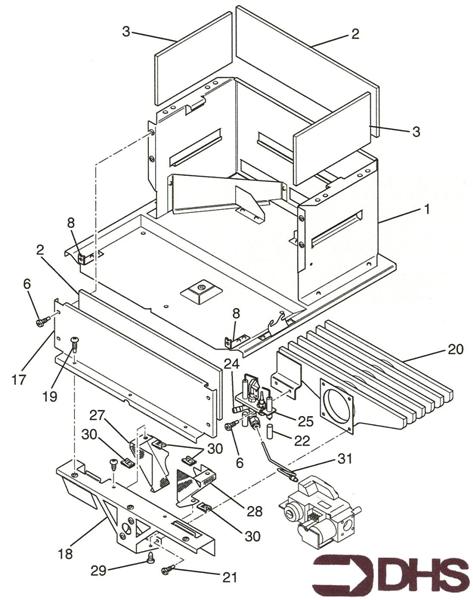 Exploded Diagram for BURNER
