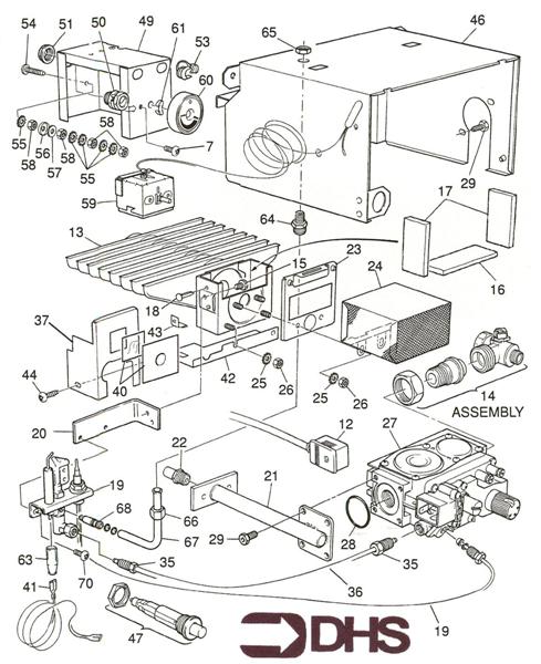 Exploded Diagram for BURNER