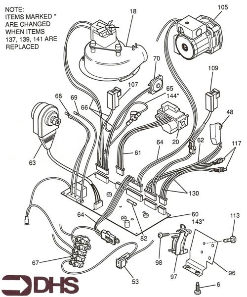 Exploded Diagram for FAN AND MOTOR
