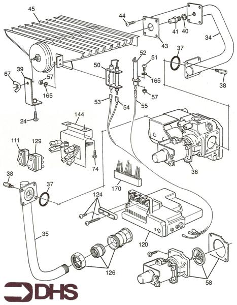Exploded Diagram for BURNER