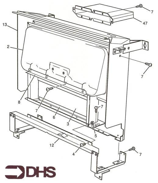 Exploded Diagram for REAR PANEL