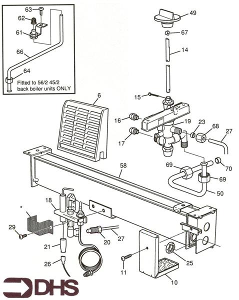 Exploded Diagram for BURNER