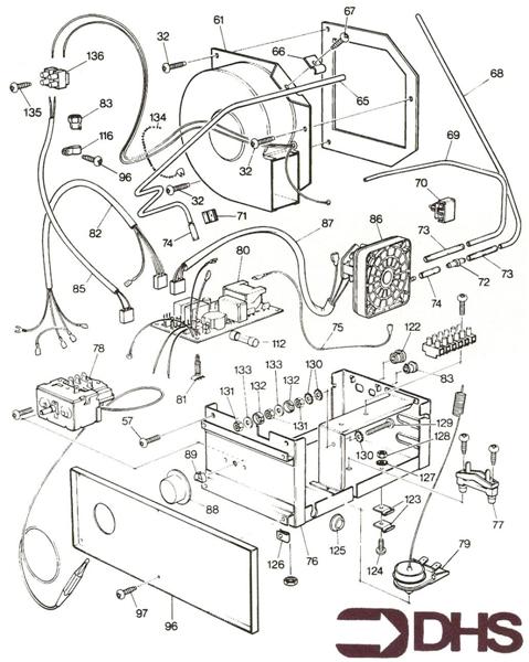 Exploded Diagram for GAS PIPE ASSY