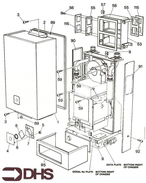 Exploded Diagram for CASING ASSY