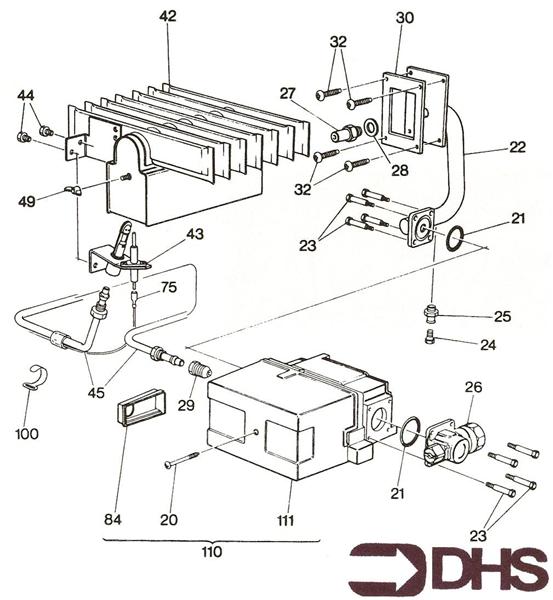 Exploded Diagram for THERMOSTAT ASSY