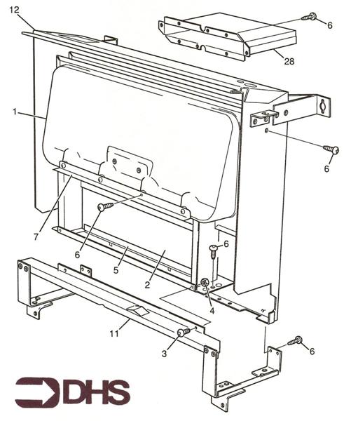 Exploded Diagram for HEAT EXCHANGER ASSY