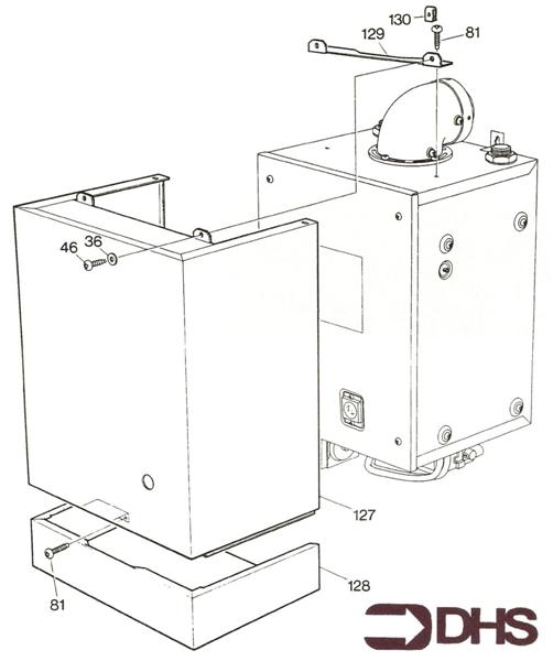 Exploded Diagram for CASING ASSY