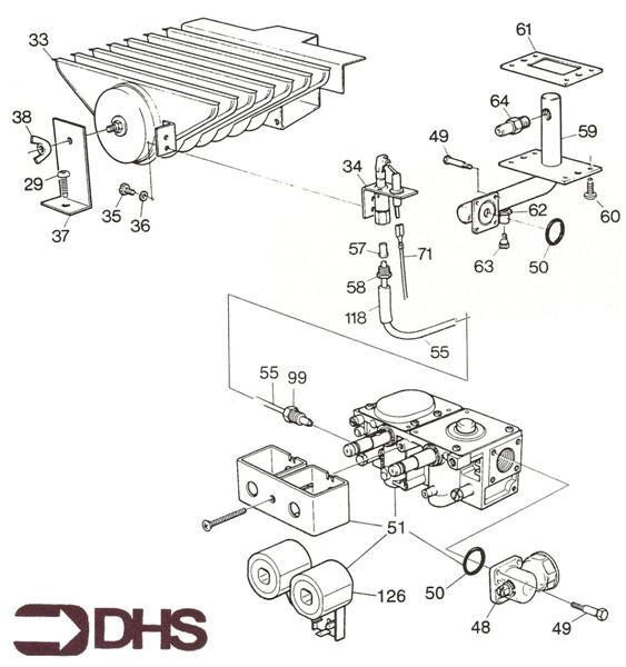 Exploded Diagram for THERMOSTAT ASSY