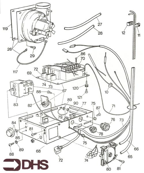 Exploded Diagram for GAS PIPE ASSY
