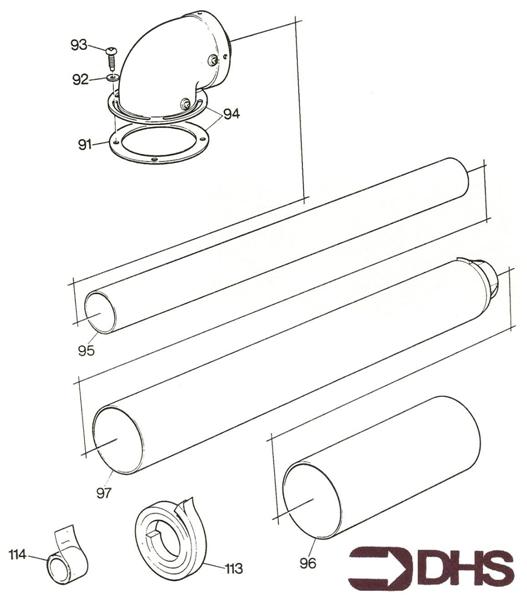 Exploded Diagram for AIR DUCT ASSY