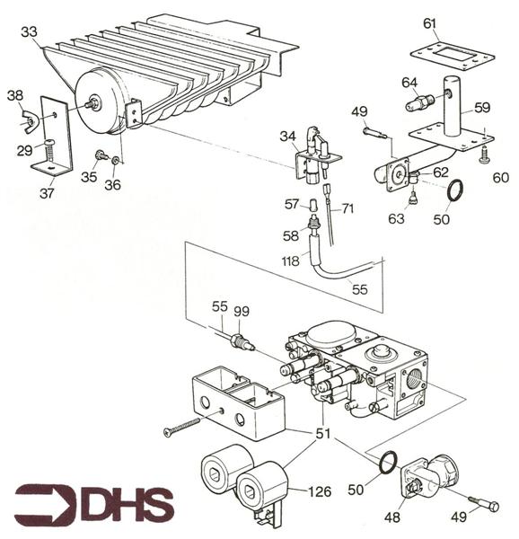 Exploded Diagram for THERMOSTAT ASSY