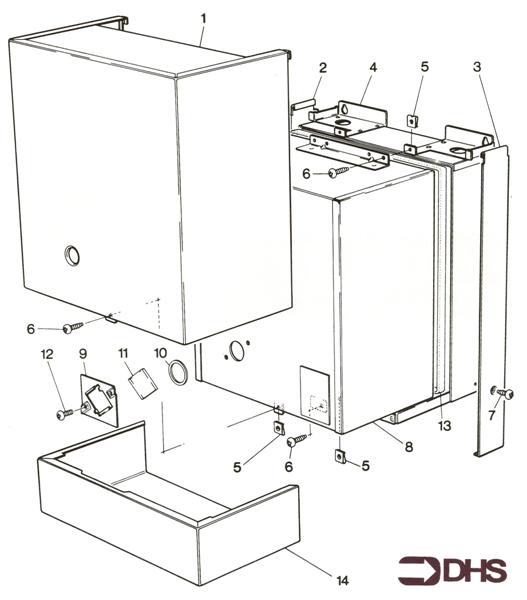 Exploded Diagram for CASING ASSY