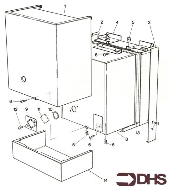 Exploded Diagram for CASING