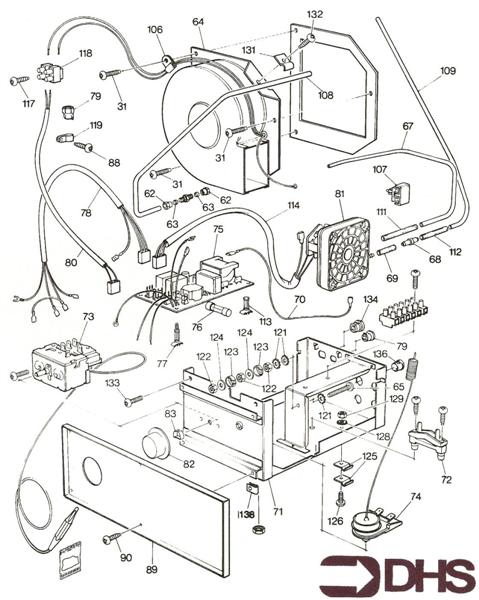 Exploded Diagram for GAS PIPE ASSY