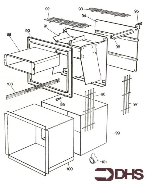 Exploded Diagram for AIR DUCT ASSY