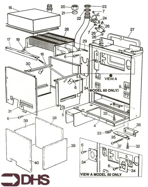 Exploded Diagram for HEAT EXCHANGER