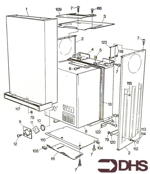 Exploded Diagram for CASING ASSY