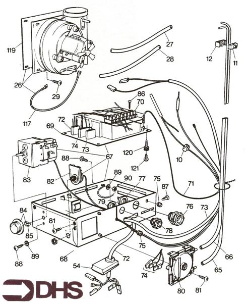 Exploded Diagram for GAS PIPE ASSY