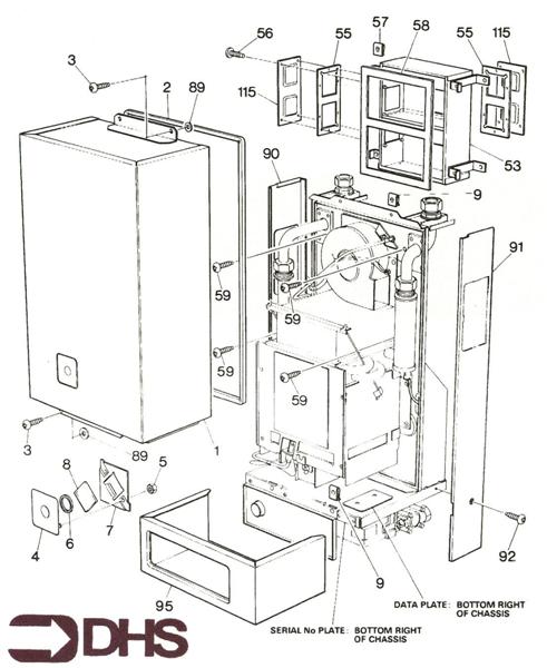 Exploded Diagram for CASING ASSY