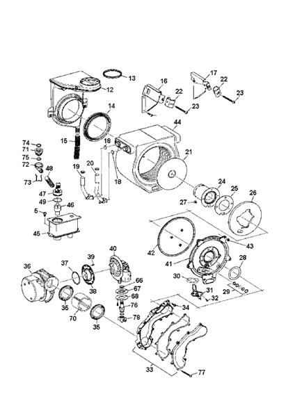Exploded Diagram for HEAT ENGINE