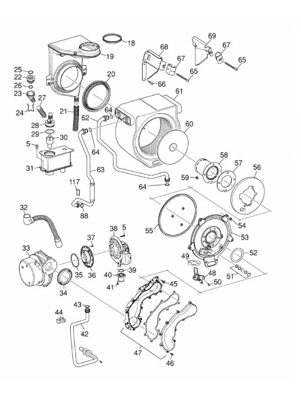Exploded Diagram for HEAT ENGINE