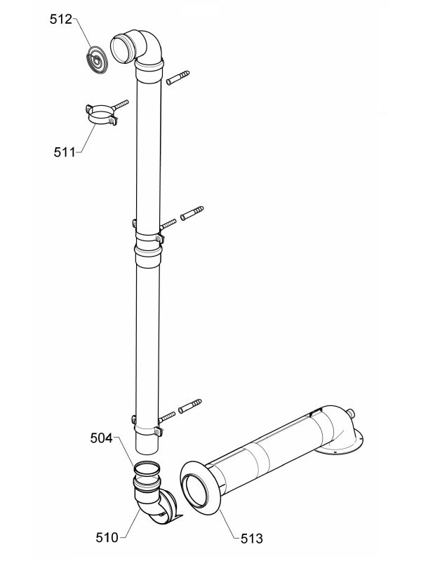 Exploded Diagram for PLUME MANAGEMENT KIT