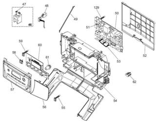 Exploded Diagram for CONTROL PANEL