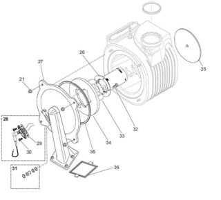 Exploded Diagram for BURNER ASSEMBLY