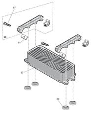 Exploded Diagram for DHW HEAT EX