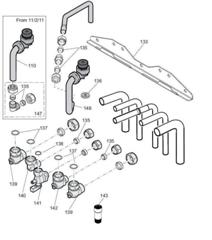 Exploded Diagram for CONNECTION VALVES