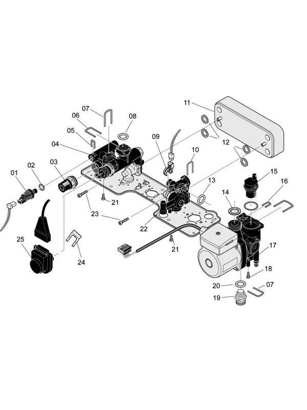 Exploded Diagram for HYDRAULICS