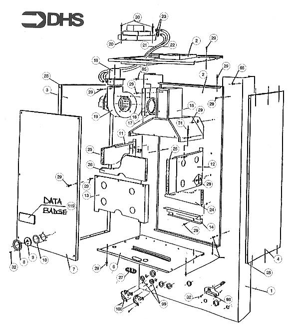 Exploded Diagram for MAIN BODY