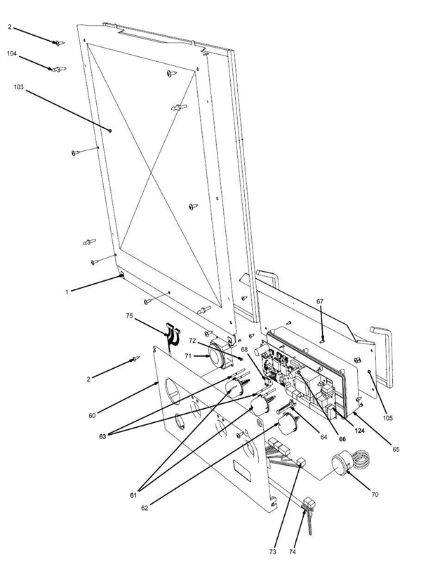 Exploded Diagram for CONTROL PANEL