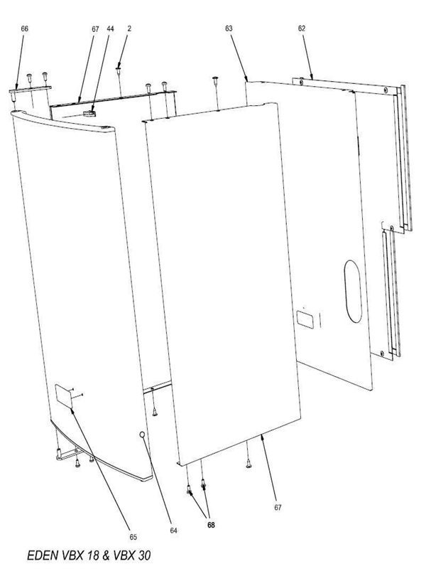 Exploded Diagram for CASING