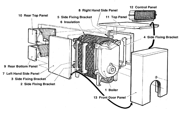 Exploded Diagram for CASING ASSEMBLY 94 - 04