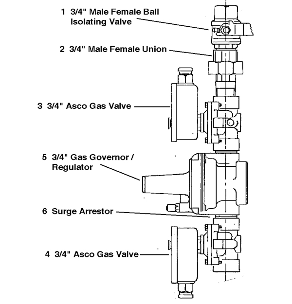 GAS TRAIN NAT GAS AUTO 1980/90 logo