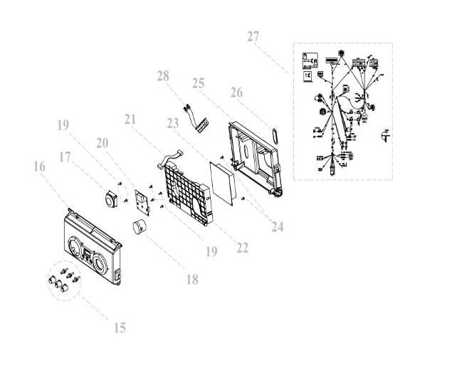 Exploded Diagram for CONTROL PANEL