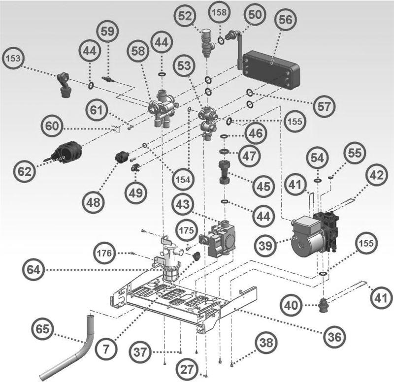 Exploded Diagram for HYDROBLOCK GROUP