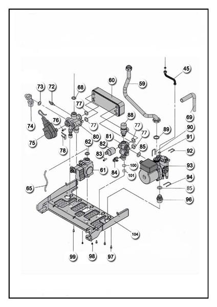 Exploded Diagram for HYDROBLOCK GROUP
